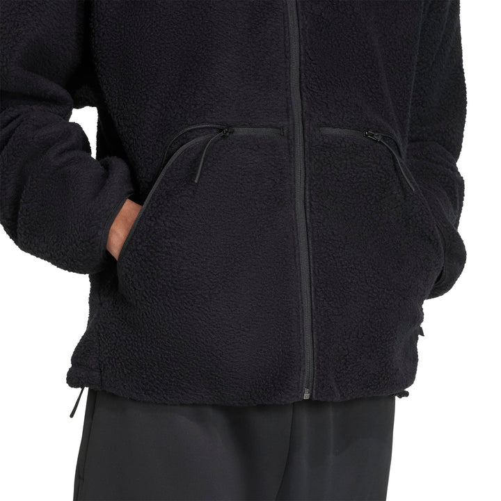 adidas M Ct Fleece Fz - black