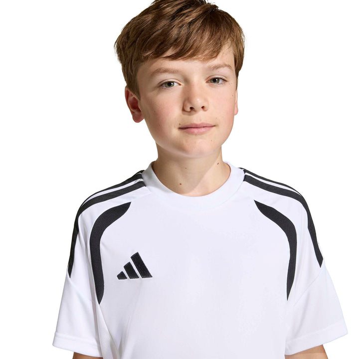 adidas Tiro26L Jsy Y Kinder - white/black/black