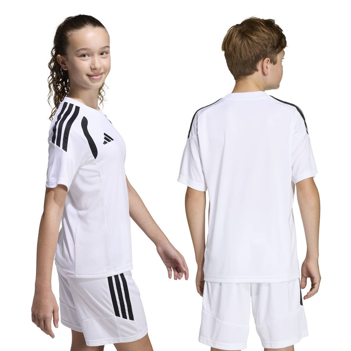 adidas Tiro26L Jsy Y Kinder - white/black/black