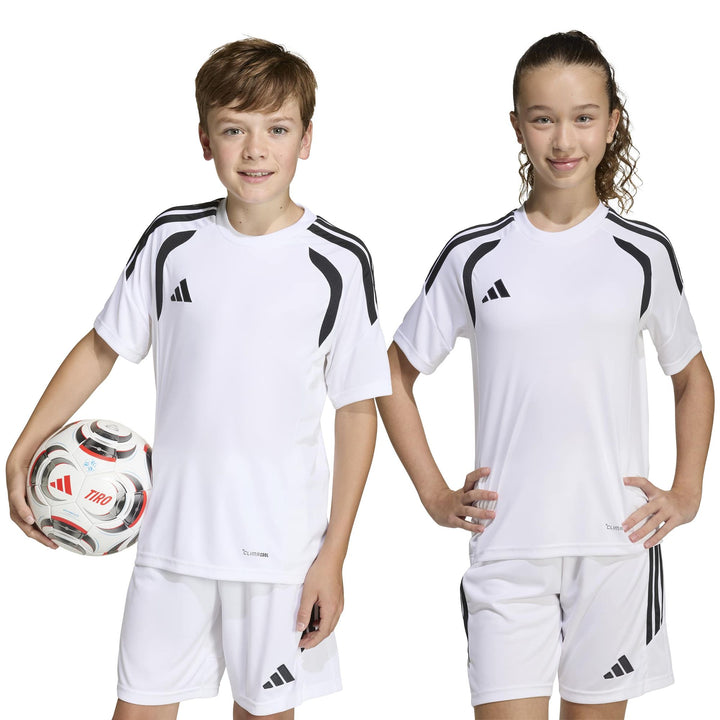 adidas Tiro26L Jsy Y Kinder - white/black/black