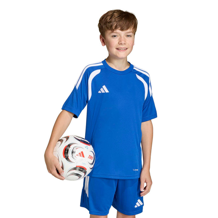 adidas Tiro26L Jsy Y Kinder - royblu/white