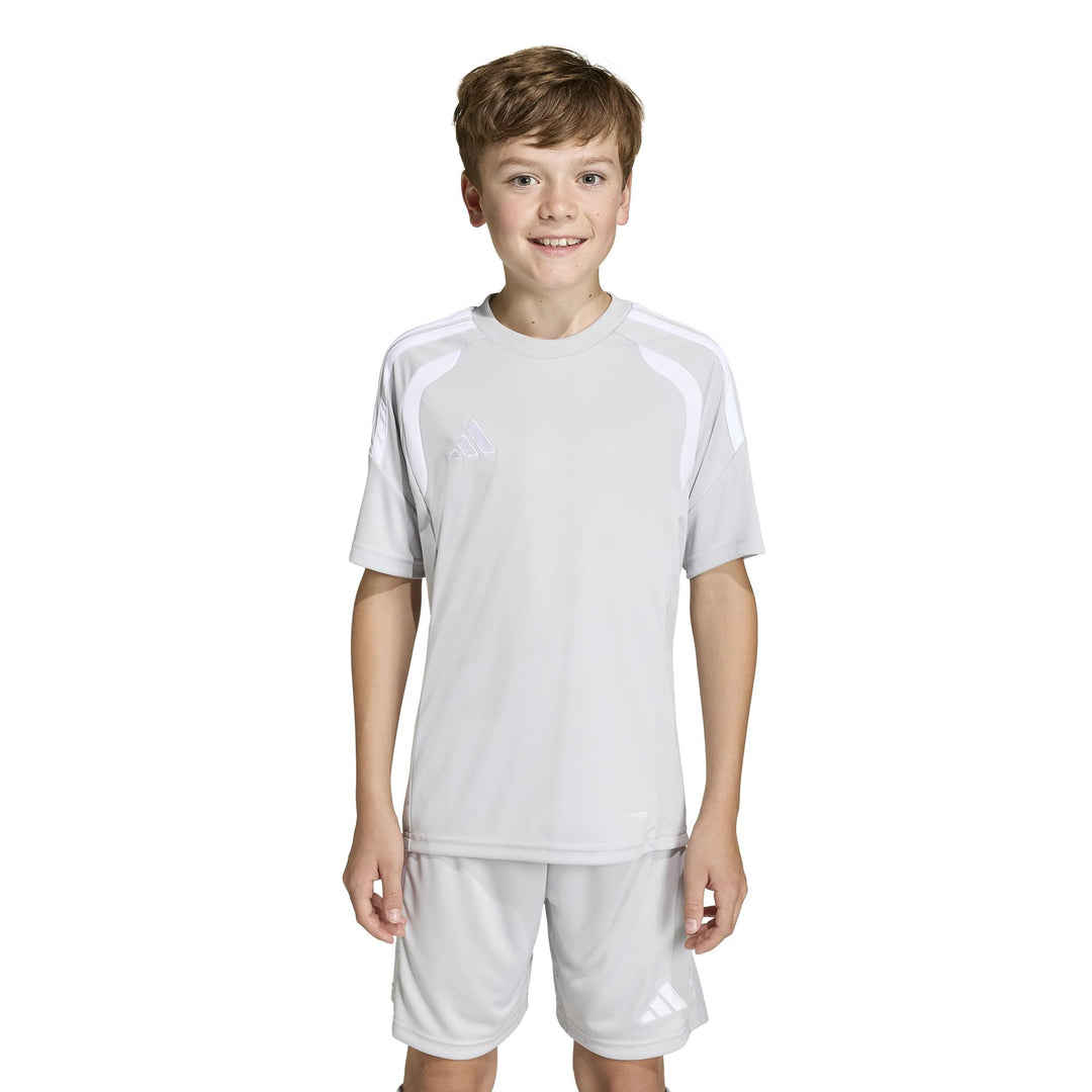 adidas Tiro26L Jsy Y Kinder - tmlggr/white