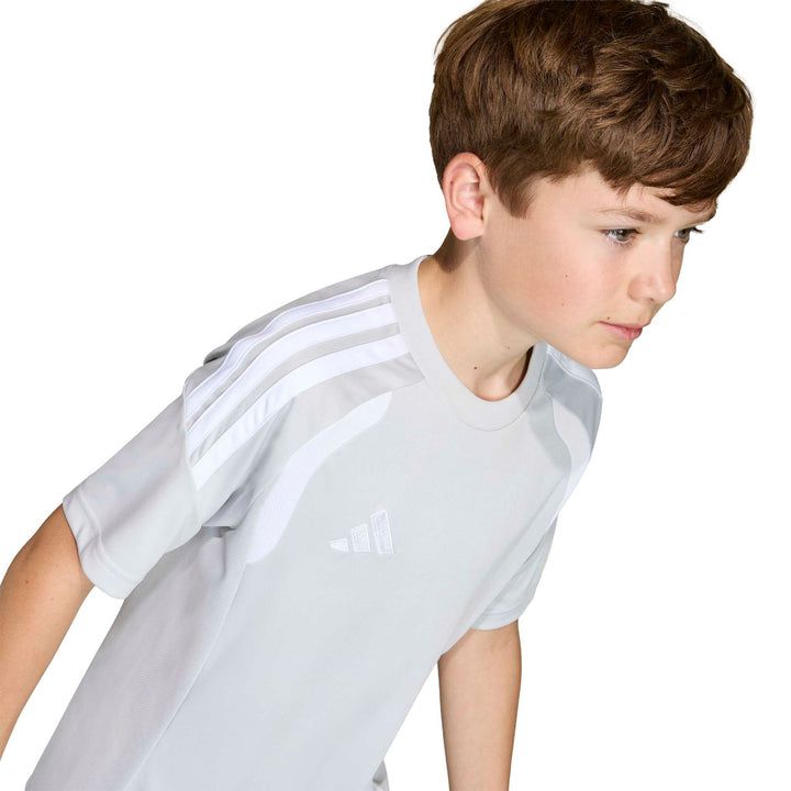adidas Tiro26L Jsy Y Kinder - tmlggr/white