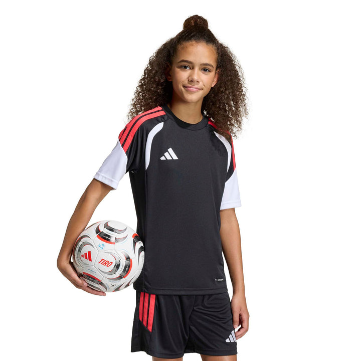 adidas Tiro26L Jsy Y Kinder - black/selure