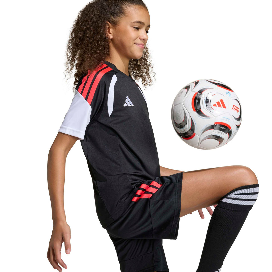 adidas Tiro26L Jsy Y Kinder - black/selure