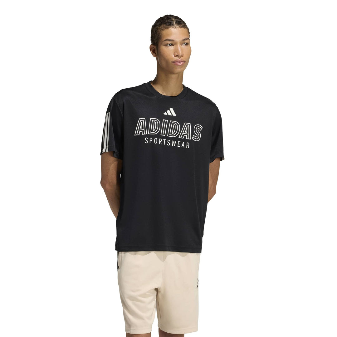 adidas M Tiro Wm Tee - black/white