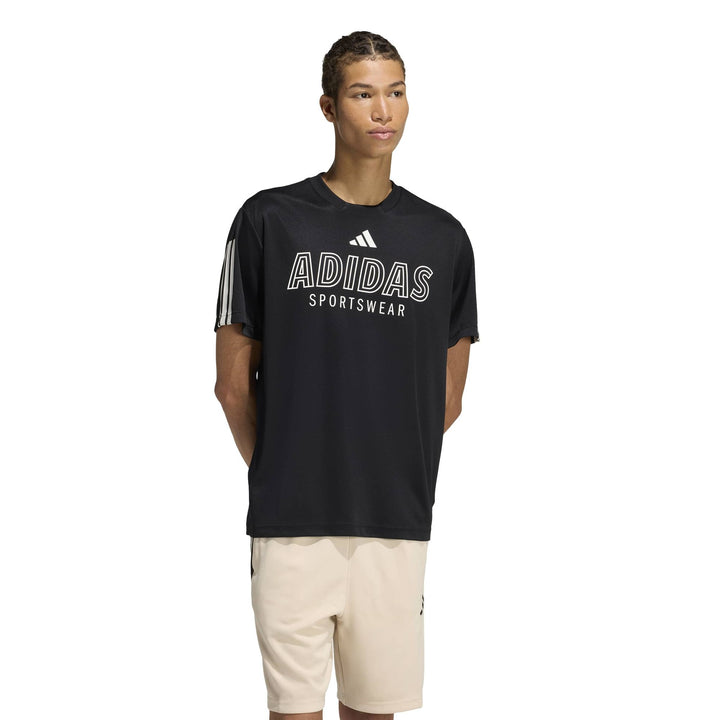 adidas M Tiro Wm Tee - black/white