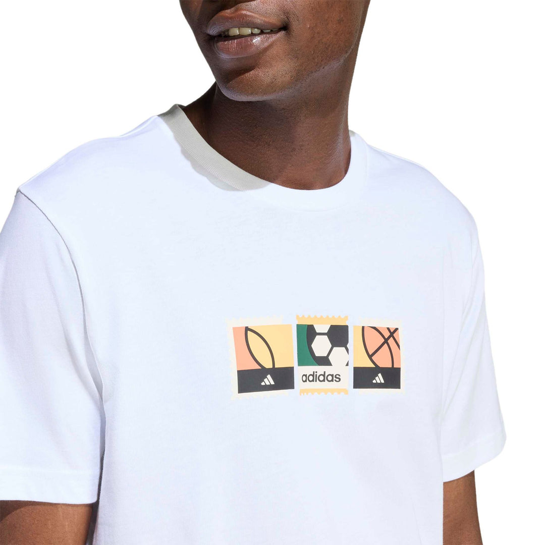adidas M Mos Stamps T - white