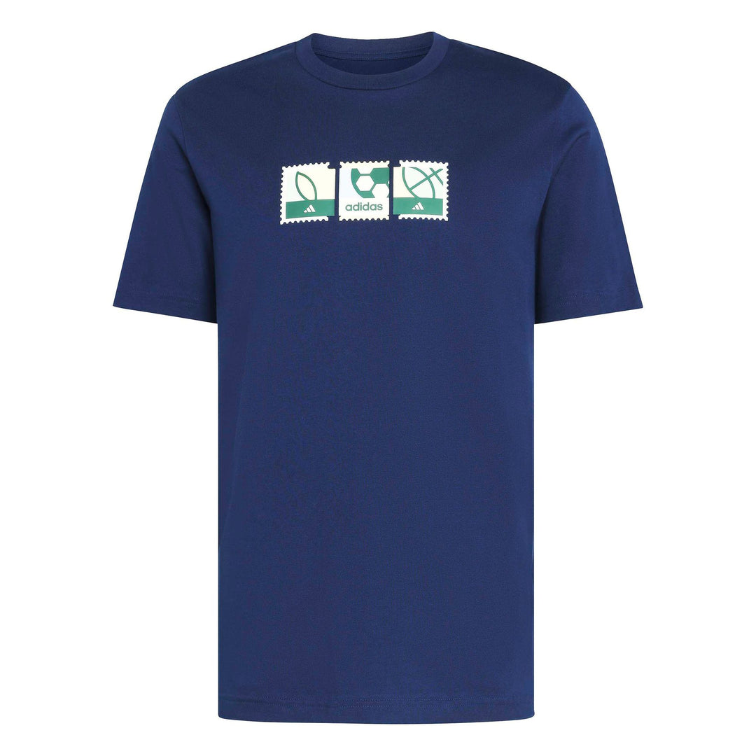 adidas M Mos Stamps T - dkblue