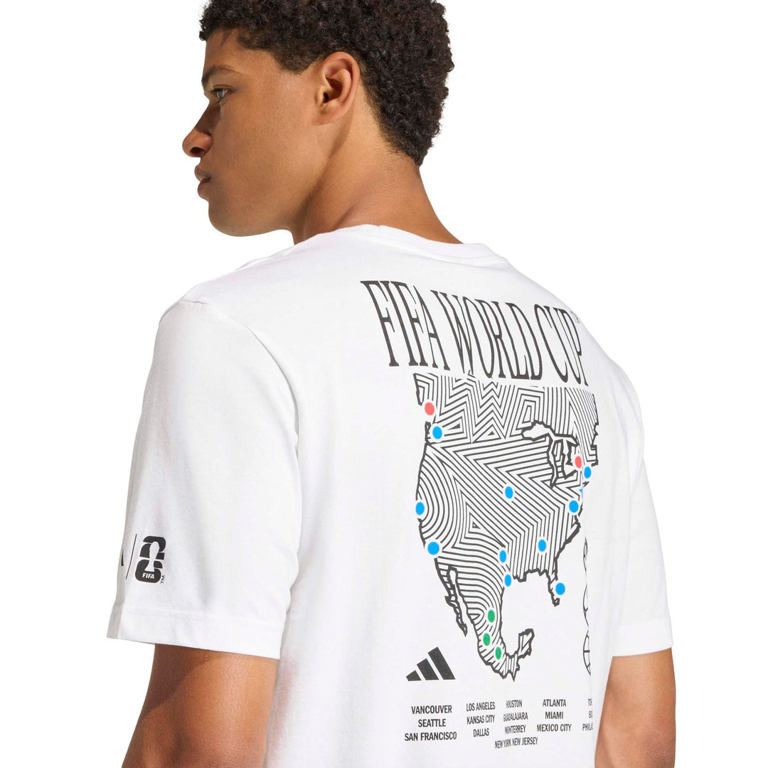 adidas M Ftb Wc Map T - white