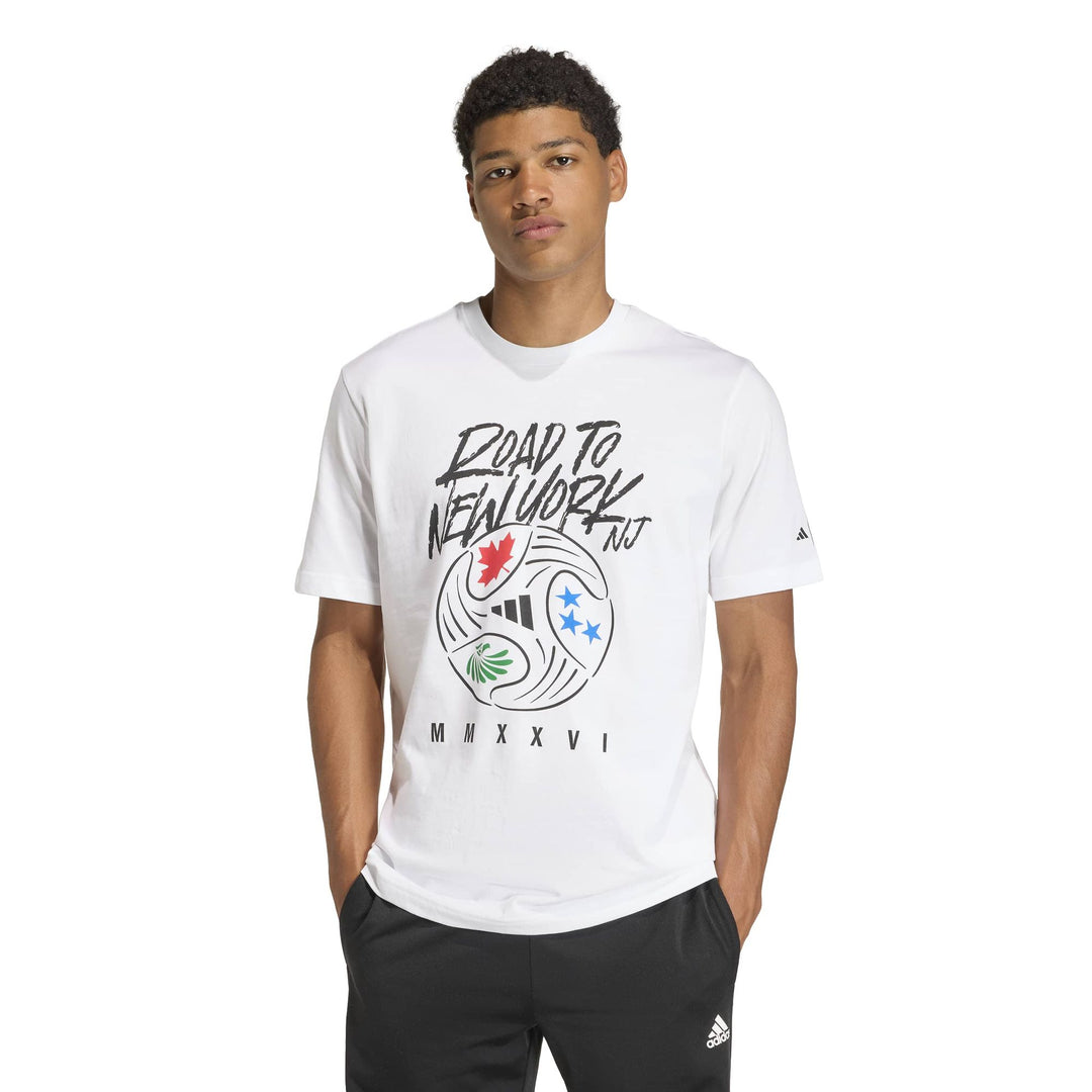 adidas M Ftb Wc Ball T - white
