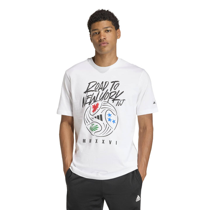 adidas M Ftb Wc Ball T - white