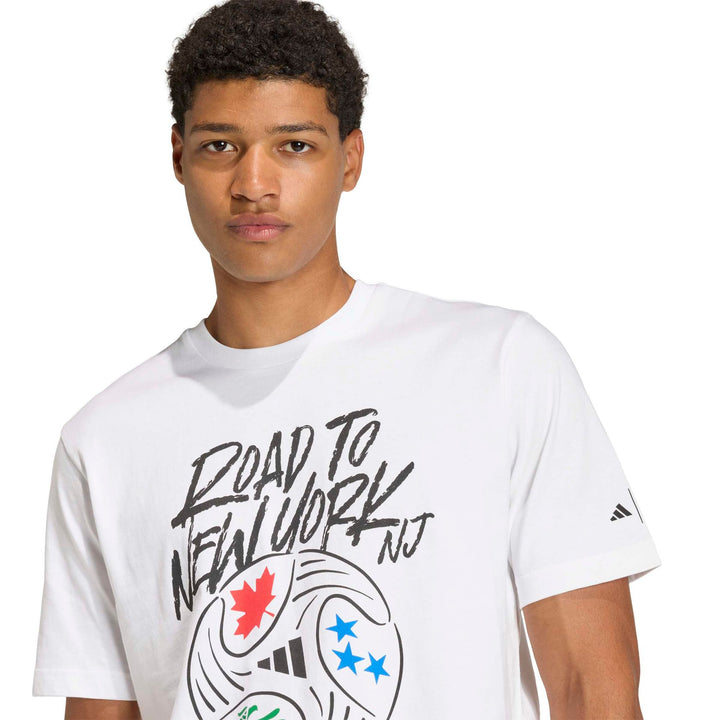 adidas M Ftb Wc Ball T - white