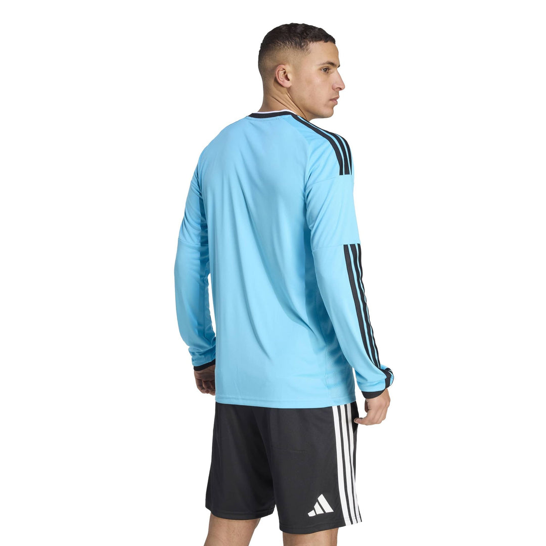 adidas Ref 26 Jsy Ls - brcyan/black