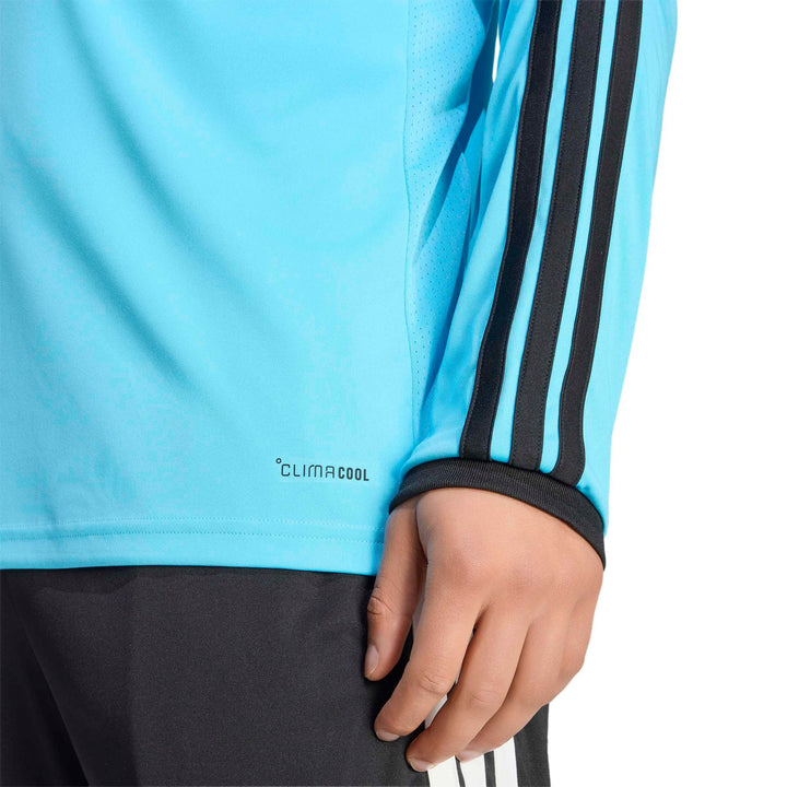adidas Ref 26 Jsy Ls - brcyan/black