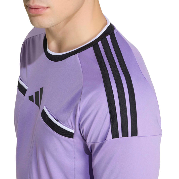 adidas Ref 26 Jsy Ls - viofus/black