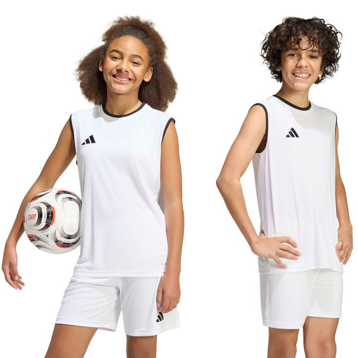 adidas Entrada 26 Sl Jsy Y Kinder - white/black