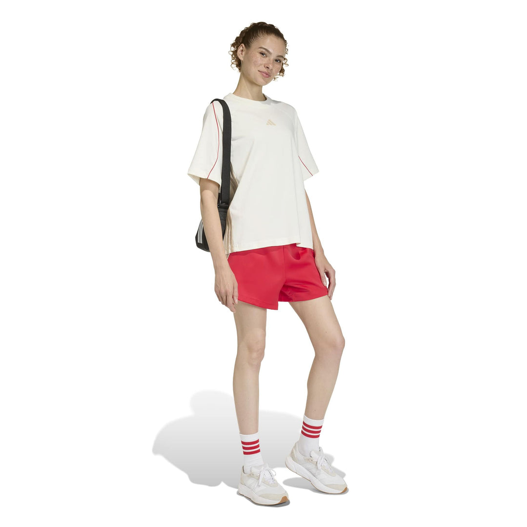 adidas W Stadium Tee - owhite/purrub/crli