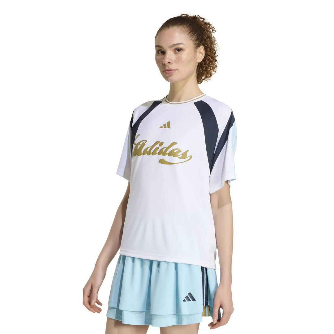 adidas W Her Tee - white/hazbei/ntnavy/i