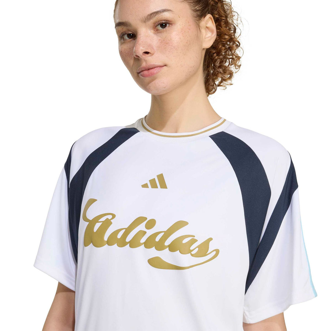 adidas W Her Tee - white/hazbei/ntnavy/i