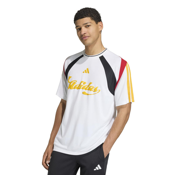 adidas M Tiro Np Tee - white/black/tepore/co