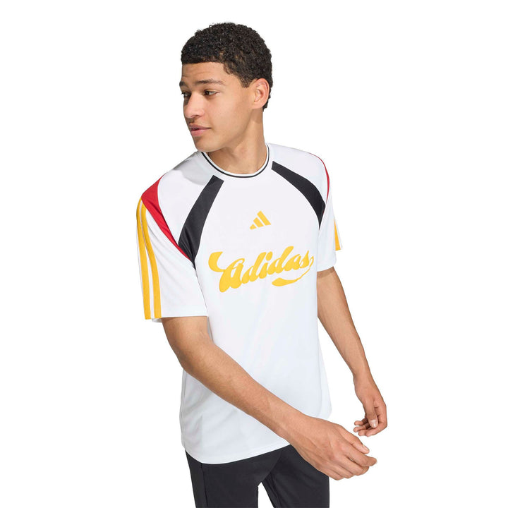 adidas M Tiro Np Tee - white/black/tepore/co