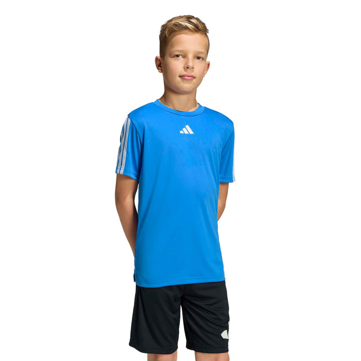 adidas J Tr-Es 3S Tee - rayblu/white