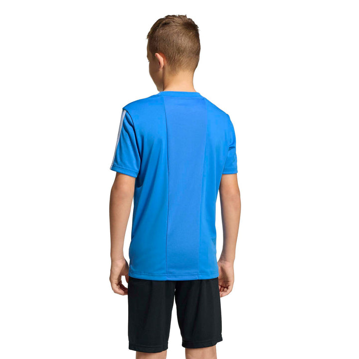 adidas J Tr-Es 3S Tee - rayblu/white