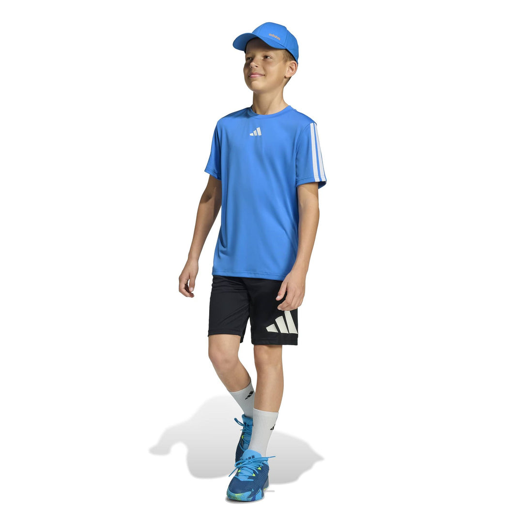 adidas J Tr-Es 3S Tee - rayblu/white