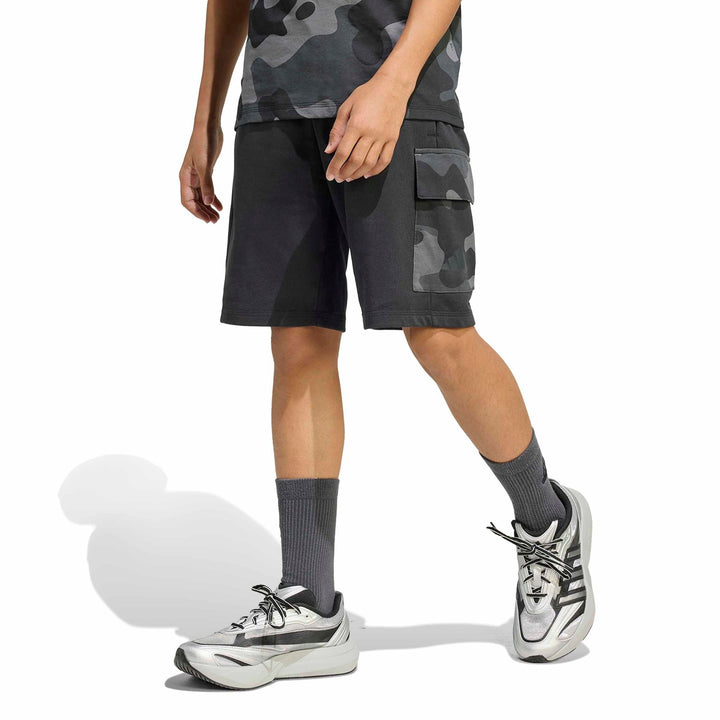adidas J Camo Ft Short - black/carbon