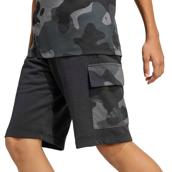 adidas J Camo Ft Short - black/carbon
