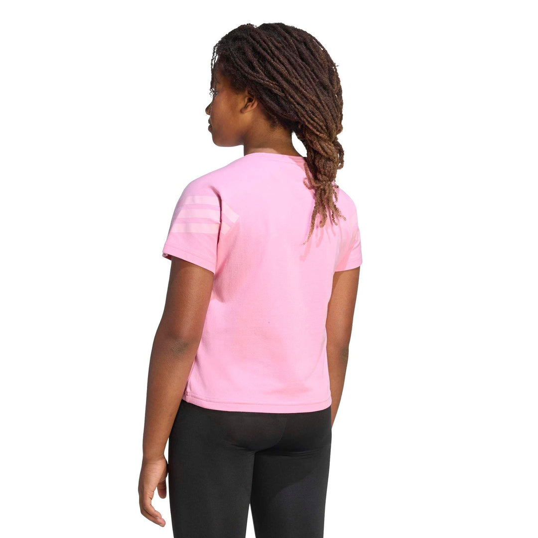 adidas Jg Fi 3S Tee - sttrbl/trupnk