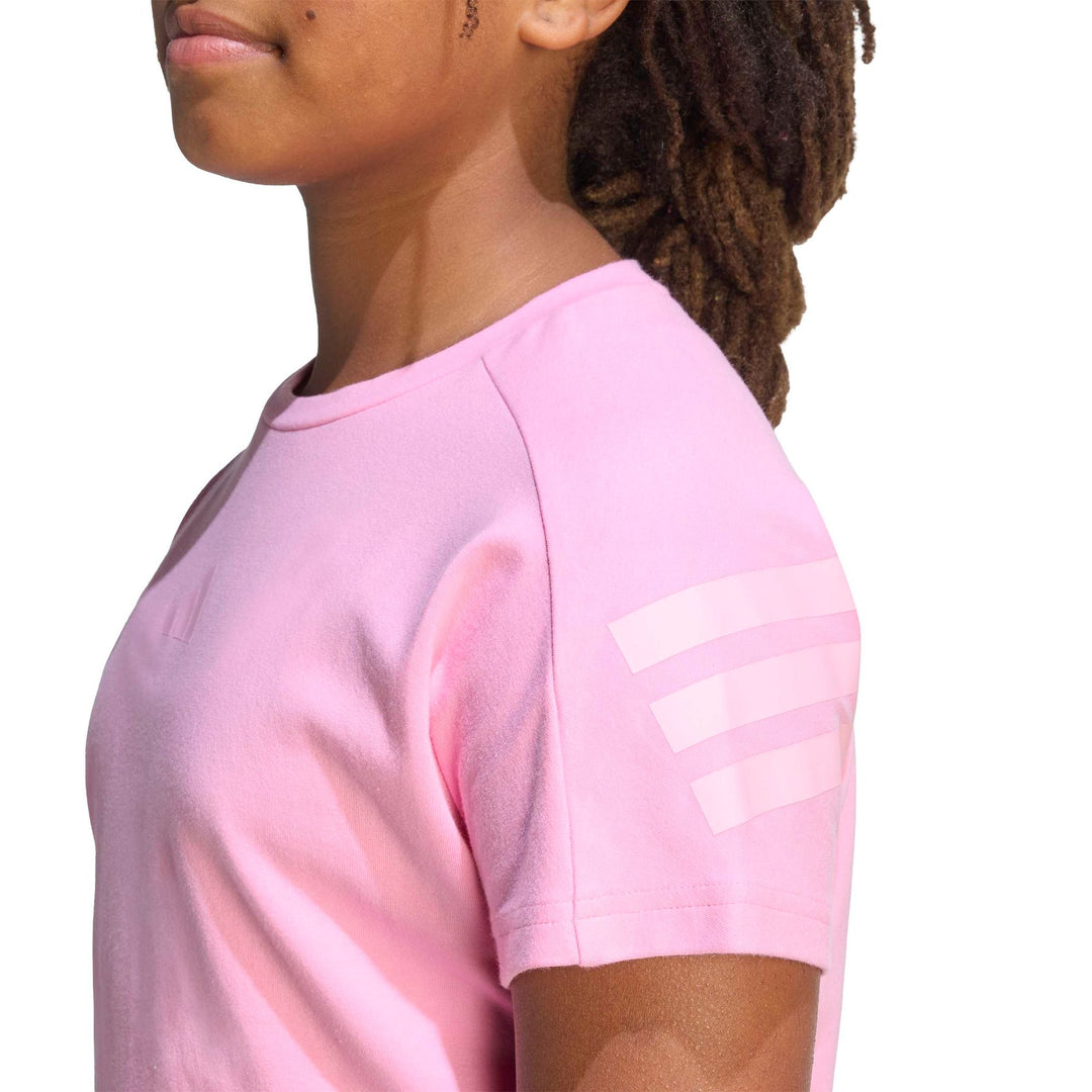 adidas Jg Fi 3S Tee - sttrbl/trupnk