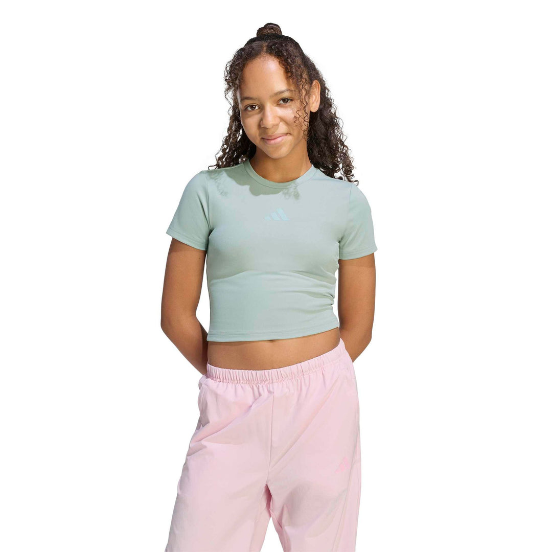 adidas Jg Spi Soft Tee - wosa/tacgrn