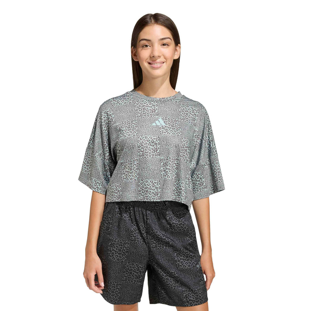 adidas Jg Spi Aop Tee - wosa/chacoa/tacgrn