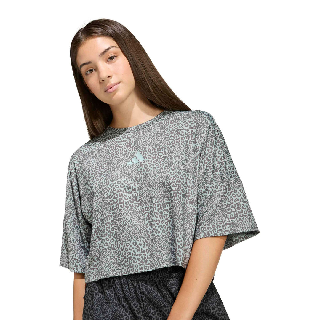 adidas Jg Spi Aop Tee - wosa/chacoa/tacgrn