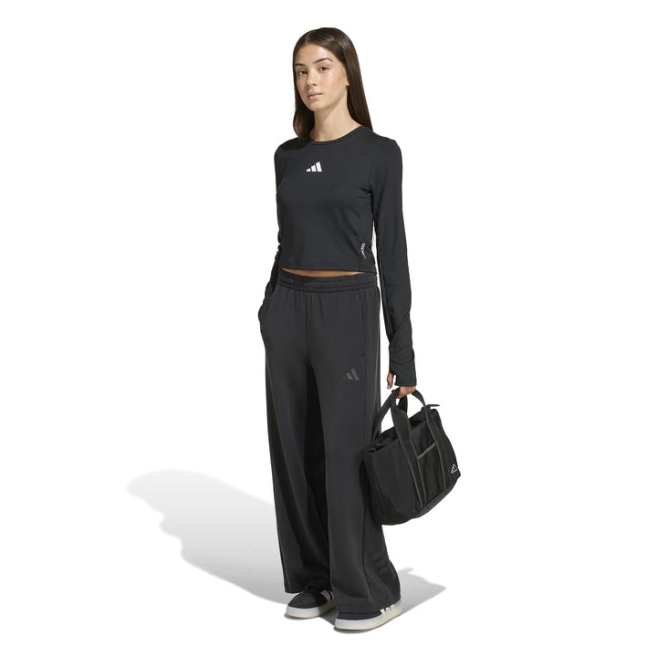 adidas Jg Tf Crop Ls - black/white