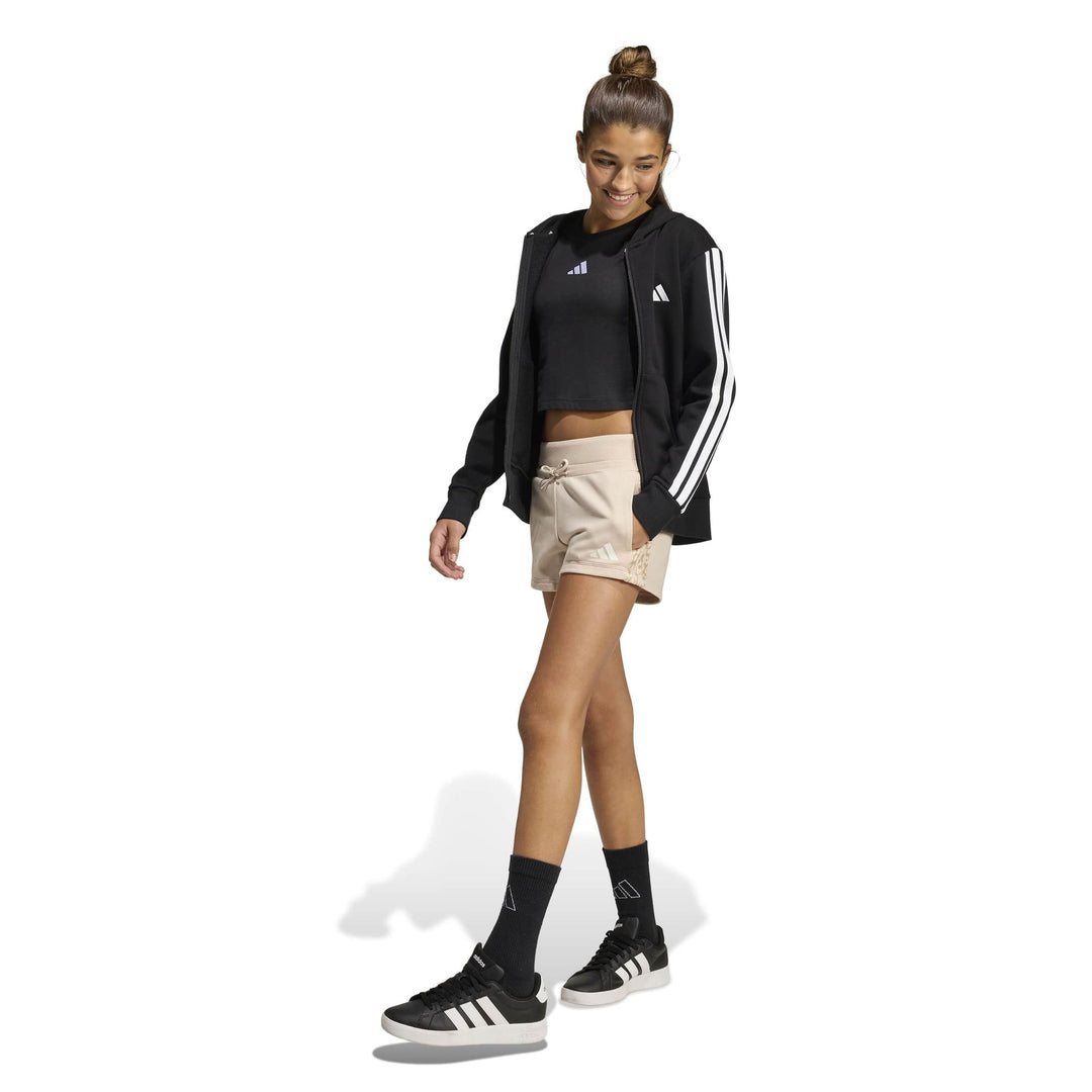 adidas Jg An 3S Ft Sh - crli/owhite