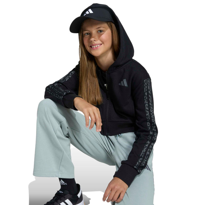 adidas Jg An 3S Ft Fz - black/white