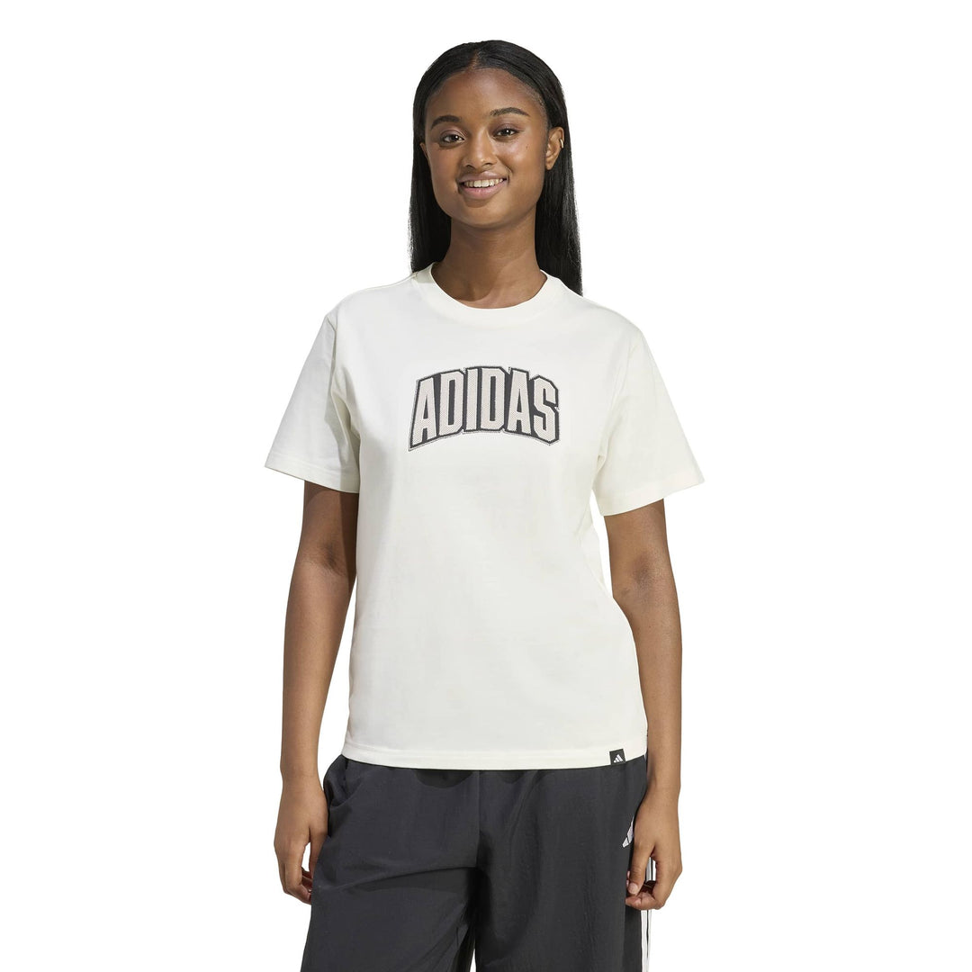 adidas Colleg T - owhite