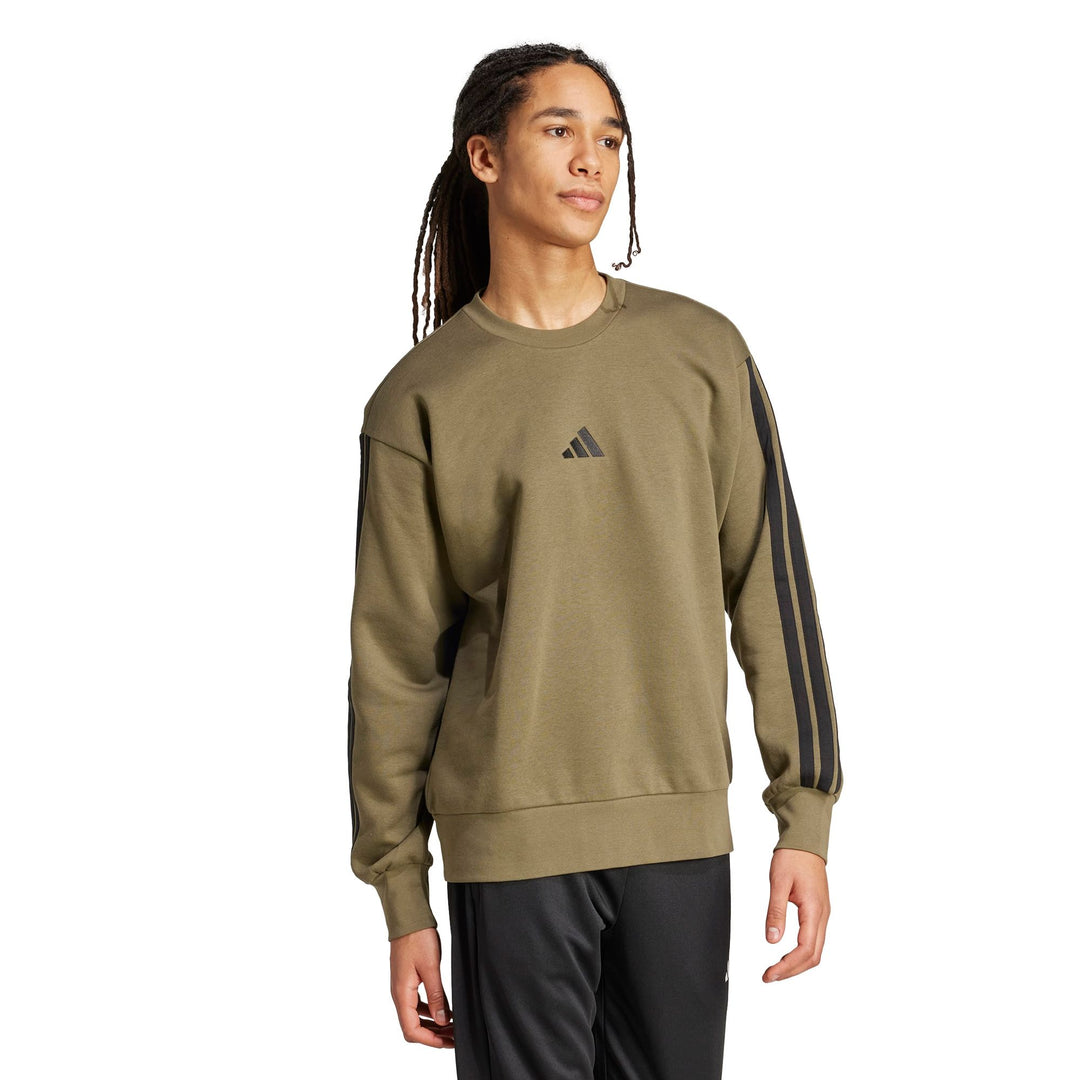 adidas M 3S Fl Swt - olistr/black