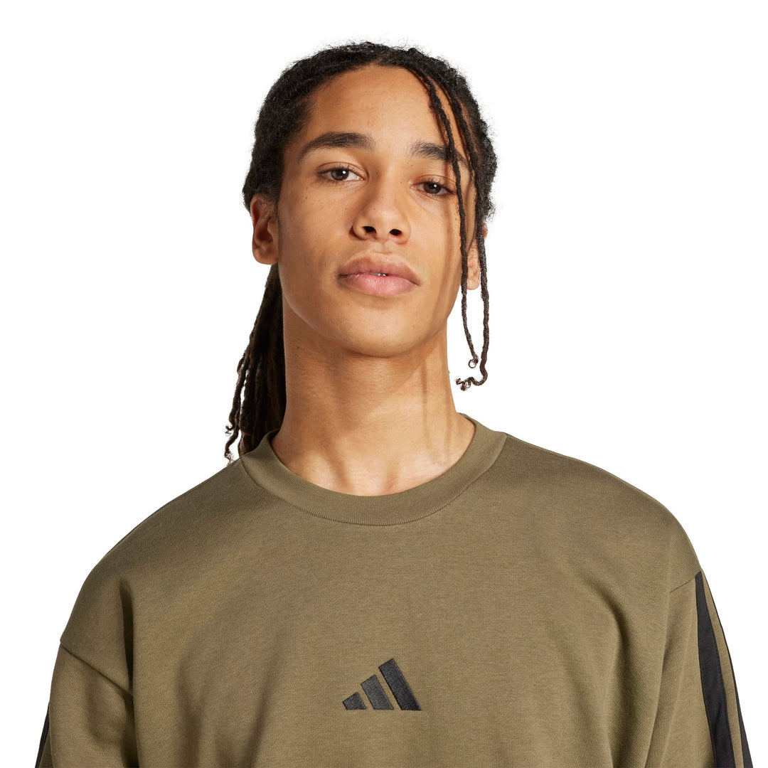 adidas M 3S Fl Swt - olistr/black