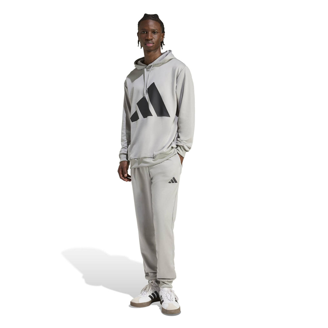 adidas M Bl Ft Hd Ts - mgreyh/black