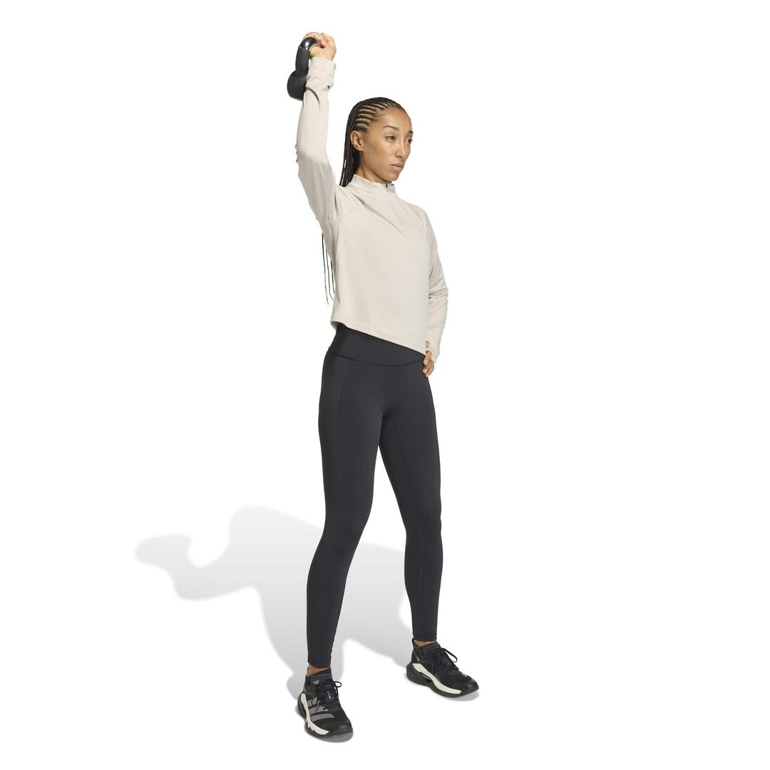 adidas We 1/4Zip - wonalu