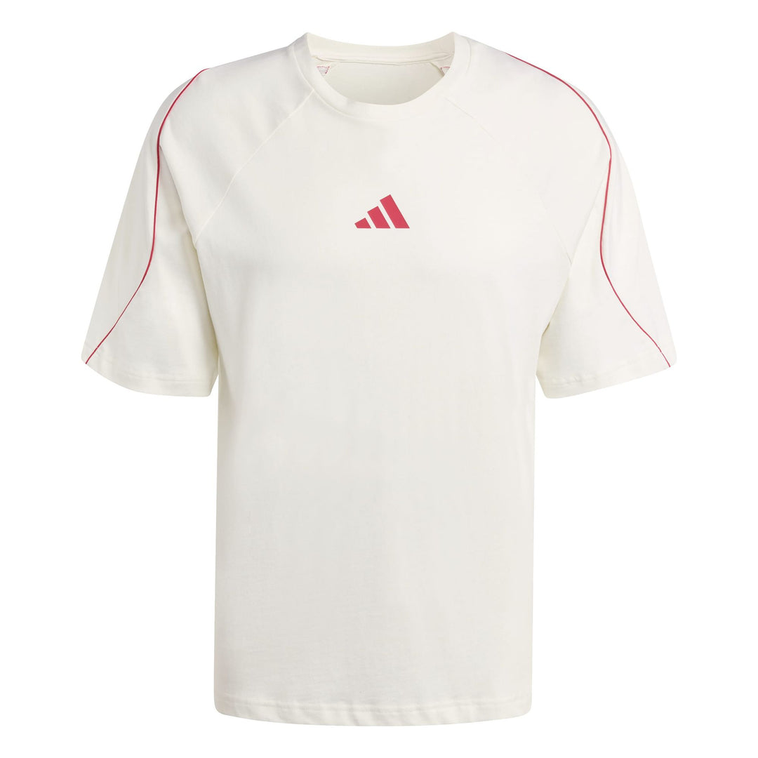 adidas M Stadium Tee - owhite/purrub