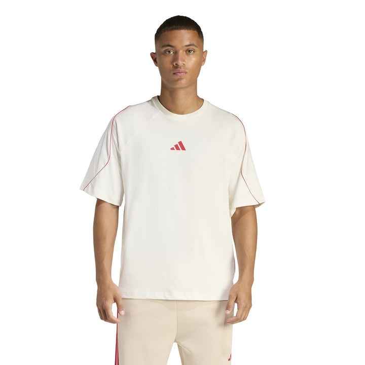 adidas M Stadium Tee - owhite/purrub