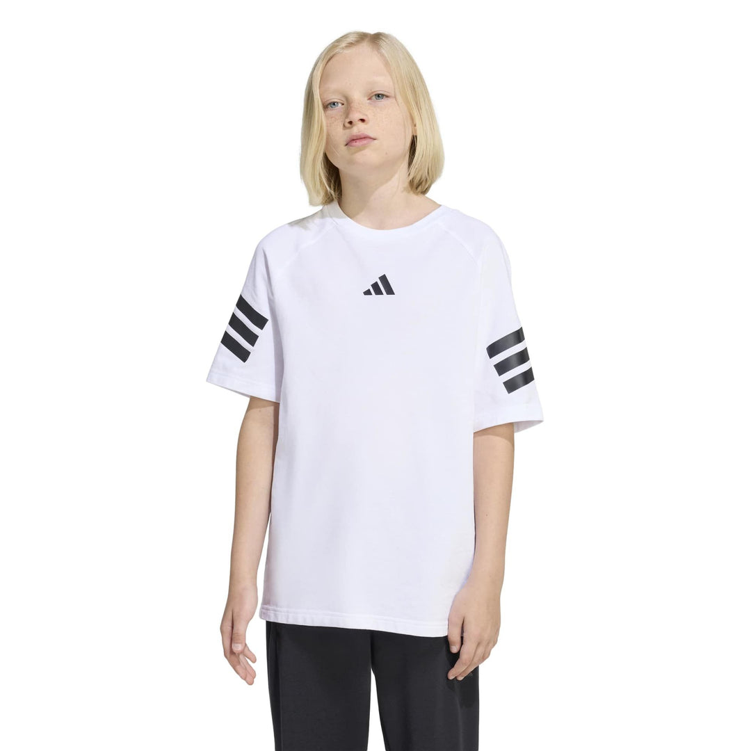 adidas J Fi 3S  Tee - white/black
