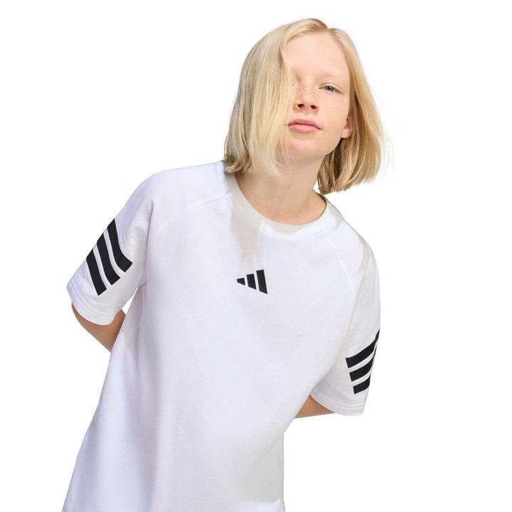 adidas J Fi 3S  Tee - white/black