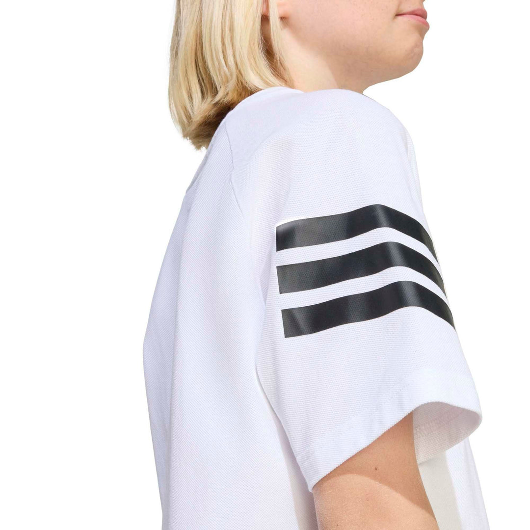 adidas J Fi 3S  Tee - white/black