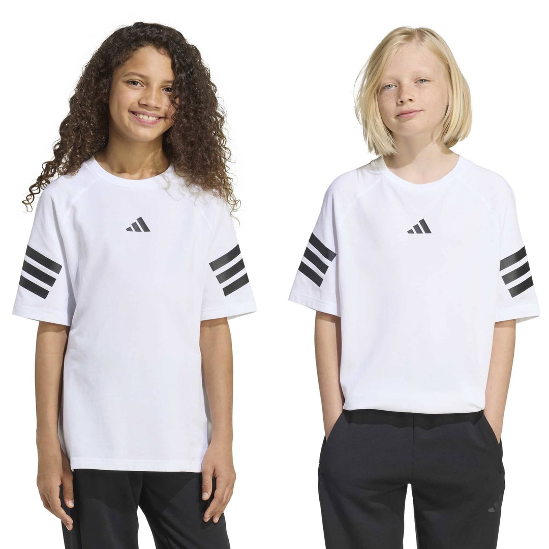 adidas J Fi 3S  Tee - white/black